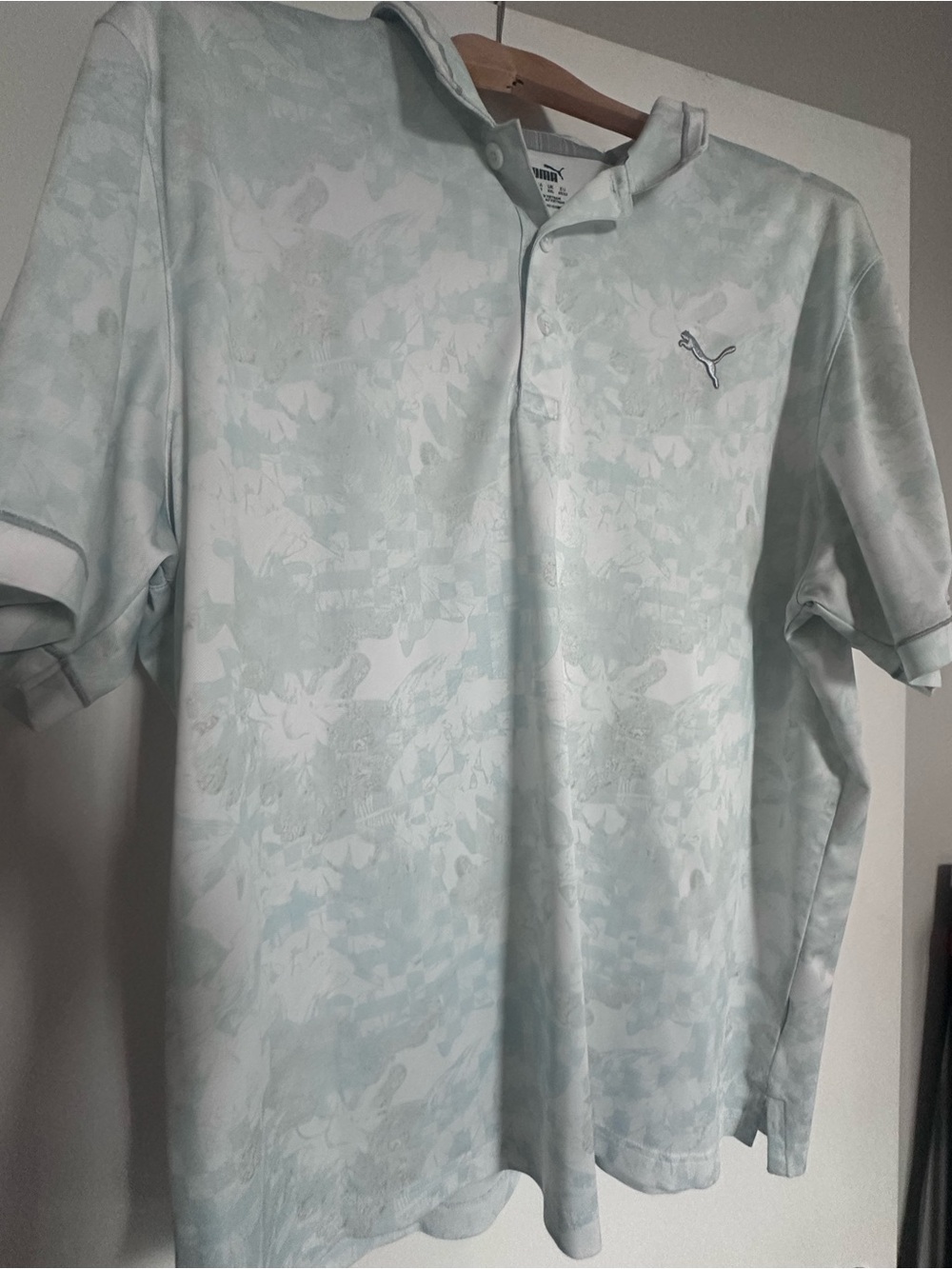 Puma Men's Light Mint Golf Polo